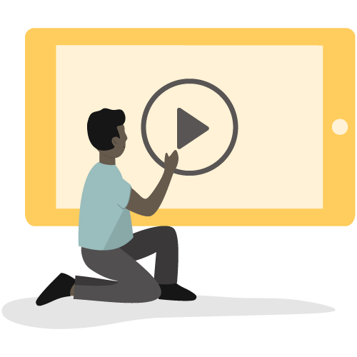 video marketing illustration